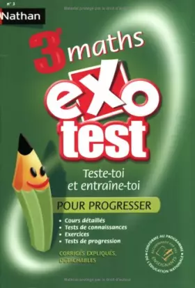 Couverture du produit · Exo-test : Maths, 3ème