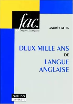 Couverture du produit · Deux mille ans de langue anglaise