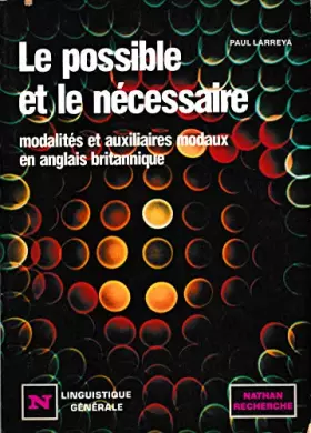 Couverture du produit · LE POSSIBLE ET LE NECESSAIRE . MODALITES ET