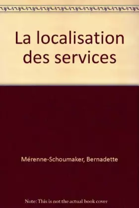 Couverture du produit · La Localisation des services