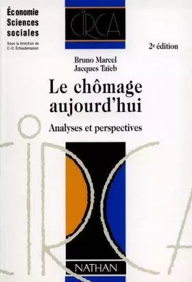 Couverture du produit · Le chômage aujourd'hui