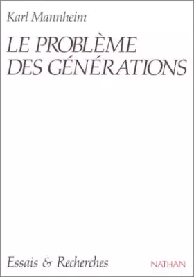 Couverture du produit · Le problème des générations