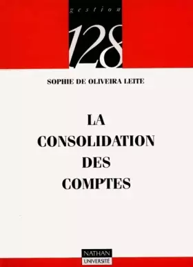 Couverture du produit · La consolidation des comptes