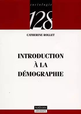 Couverture du produit · Introduction à la démographie