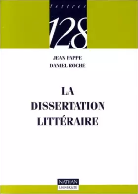 Couverture du produit · La dissertation littéraire