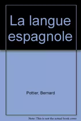Couverture du produit · La langue espagnole
