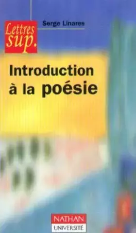 Couverture du produit · Introduction à la poésie