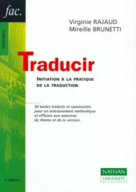 Couverture du produit · Traducir: Initiation à la pratique de la traduction