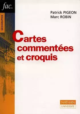 Couverture du produit · Cartes commentées et croquis