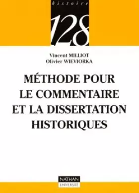 Couverture du produit · Méthode pour le commentaire et la dissertation historiques, 2e édition
