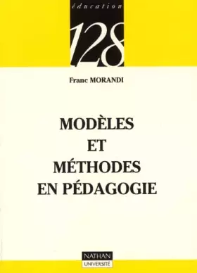 Couverture du produit · Modèles et méthodes en pédagogie