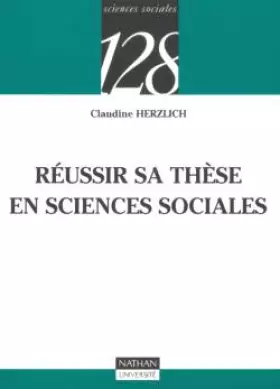 Couverture du produit · Réussir sa thèse en sciences sociales