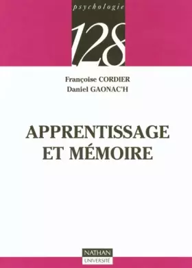 Couverture du produit · Apprentissage et mémoire