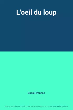 Couverture du produit · L'oeil du loup