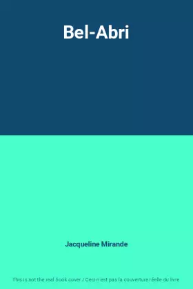 Couverture du produit · Bel-Abri