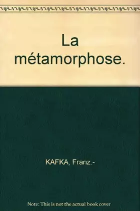 Couverture du produit · La métamorphose