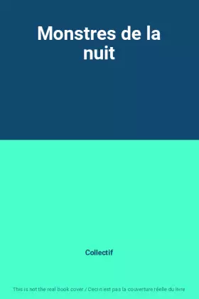 Couverture du produit · Monstres de la nuit
