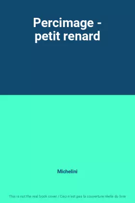 Couverture du produit · Percimage - petit renard