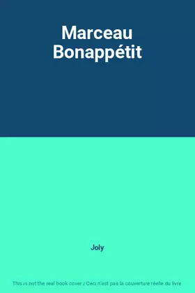 Couverture du produit · Marceau Bonappétit