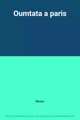 Couverture du produit · Oumtata a paris