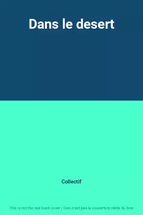 Couverture du produit · Dans le desert