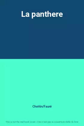 Couverture du produit · La panthere