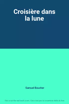 Couverture du produit · Croisière dans la lune