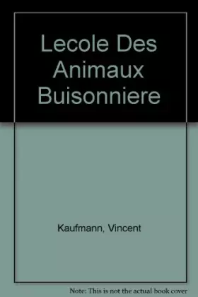 Couverture du produit · L'école des animaux