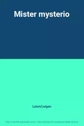 Couverture du produit · Mister mysterio