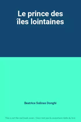 Couverture du produit · Le prince des îles lointaines