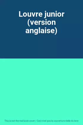 Couverture du produit · Louvre junior (version anglaise)