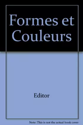 Couverture du produit · Formes et couleurs ne