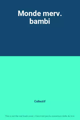 Couverture du produit · Monde merv. bambi