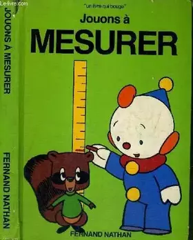 Couverture du produit · Jouons a mesurer