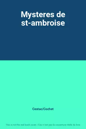 Couverture du produit · Mysteres de st-ambroise