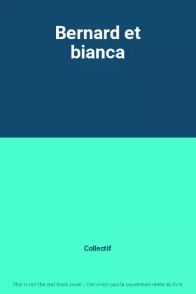Couverture du produit · Bernard et bianca