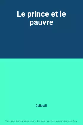 Couverture du produit · Le prince et le pauvre