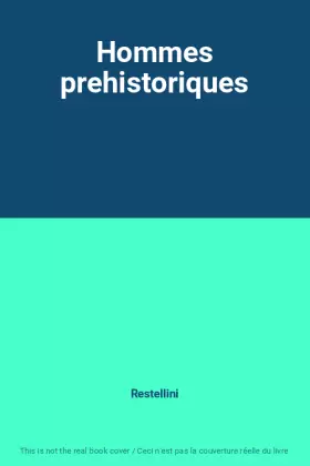 Couverture du produit · Hommes prehistoriques