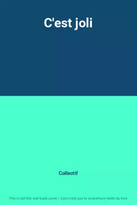 Couverture du produit · C'est joli