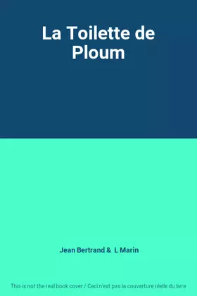 Couverture du produit · La Toilette de Ploum
