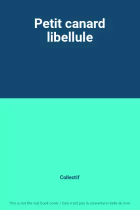 Couverture du produit · Petit canard libellule