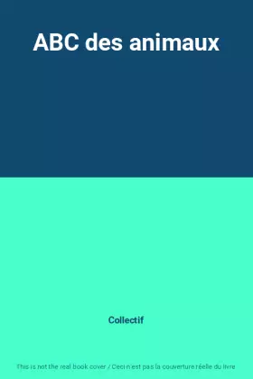 Couverture du produit · ABC des animaux