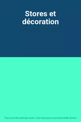 Couverture du produit · Stores et décoration