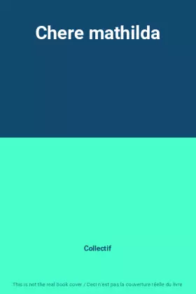 Couverture du produit · Chere mathilda
