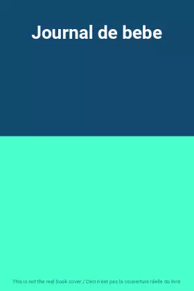 Couverture du produit · Journal de bebe
