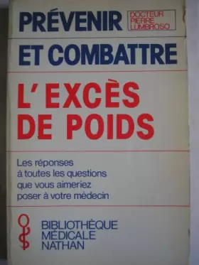 Couverture du produit · prevenir et combattre l exces de poids