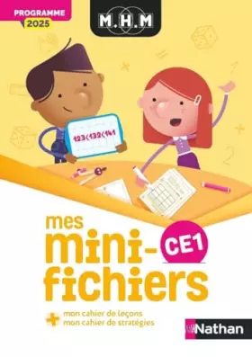 Couverture du produit · MHM - Mes mini-fichiers CE1: Programme 2025