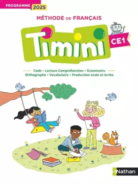 Couverture du produit · Timini CE1 - Manuel: Programme 2025
