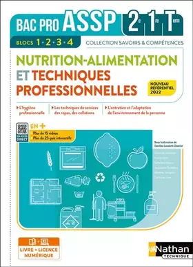 Couverture du produit · Nutrition-Alimentation et Techniques professionnelles - 2de/1re/Tle Bac Pro ASSP