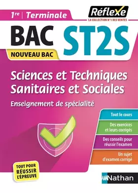 Couverture du produit · Guide - Sciences et Techniques Sanitaires et Sociales - 1re/Tle ST2S - Réflexe - 2025